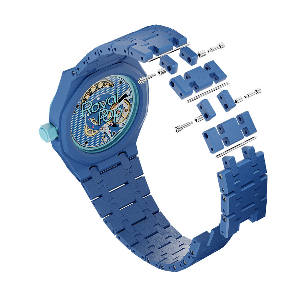 Bioceramic Bracelet For AP x Swatch Royal Pop Blaue Acht