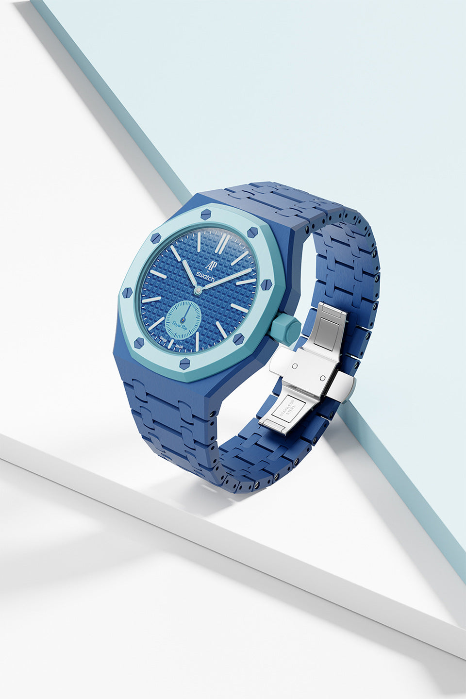 Bioceramic Bracelet For AP x Swatch Royal Pop Blaue Acht