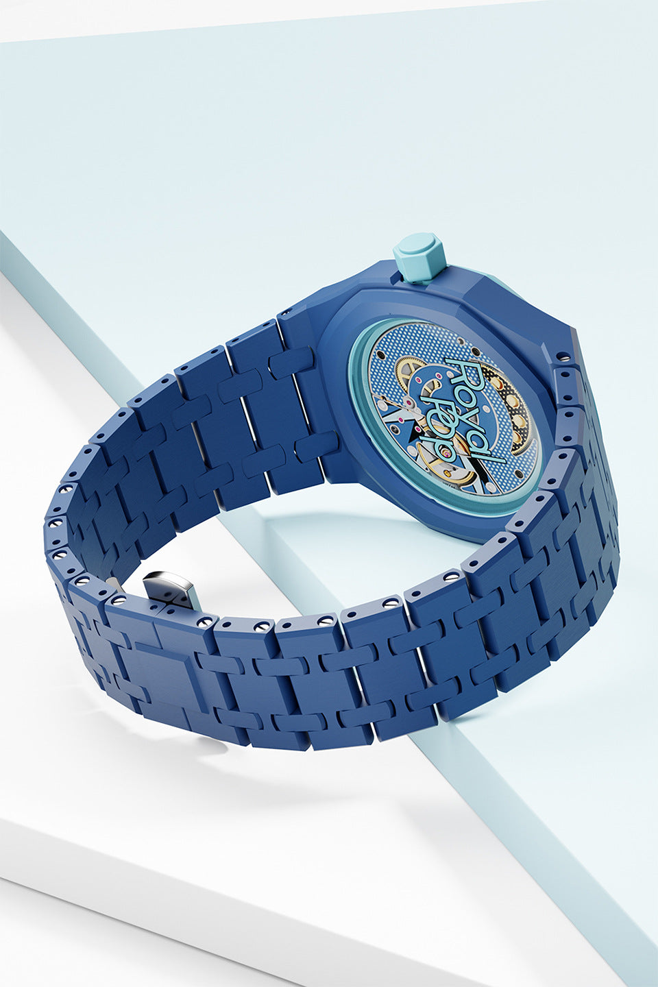 Bioceramic Bracelet For AP x Swatch Royal Pop Blaue Acht