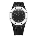 Carbon Fiber Case & FKM Strap For AP x Swatch Royal Pop Ocho Negro