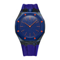 Forged Carbon Fiber Case and Textured FKM Strap For Royal Pop